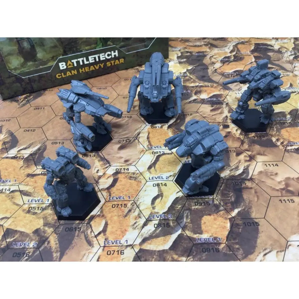BattleTech Miniature Force Pack - Clan Heavy Star - Miniatures Games