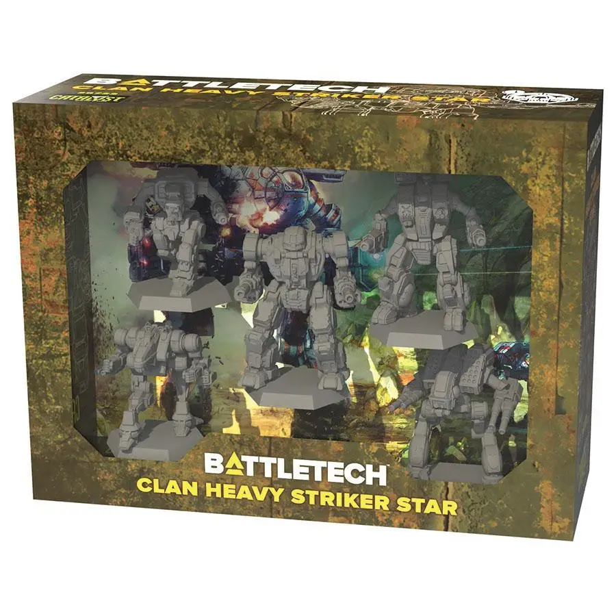 BattleTech Miniature Force Pack - Clan Heavy Striker Star BattleTech Catalyst Game Labs   
