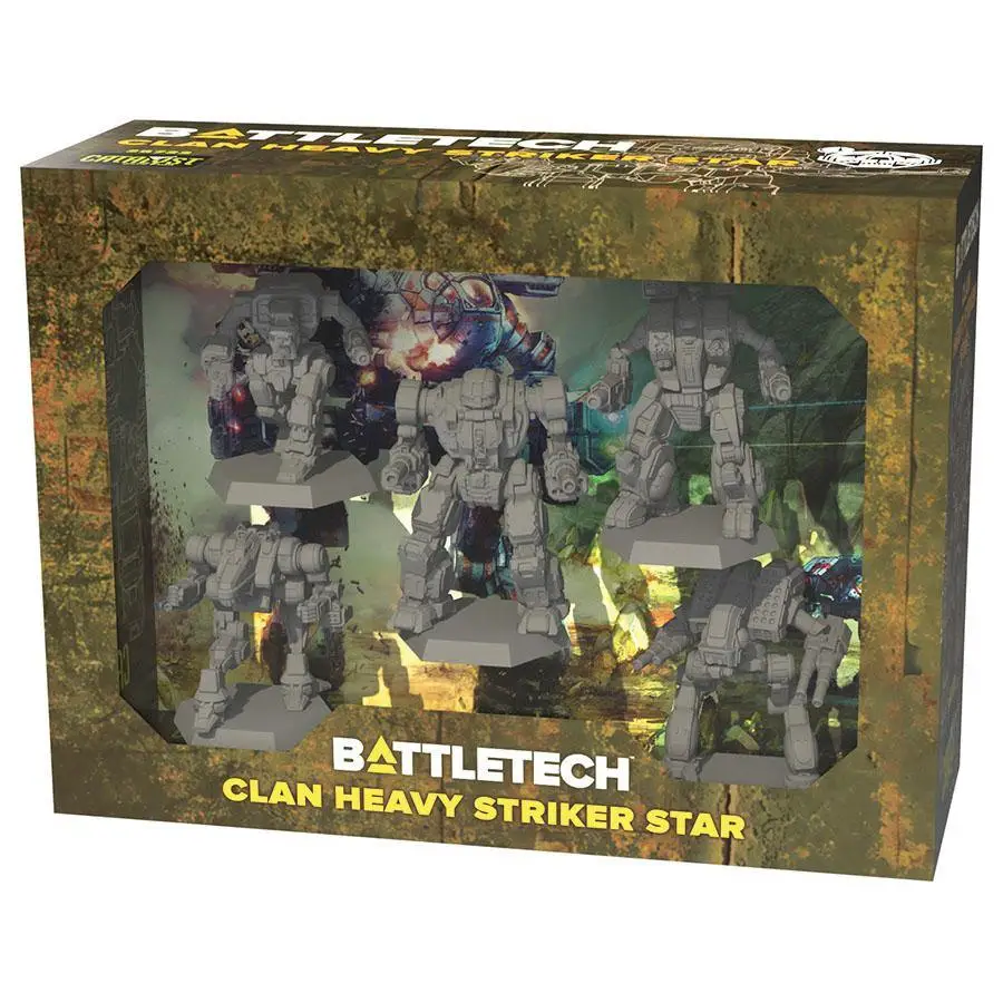 BattleTech Miniature Force Pack - Clan Heavy Striker Star - Miniatures Games