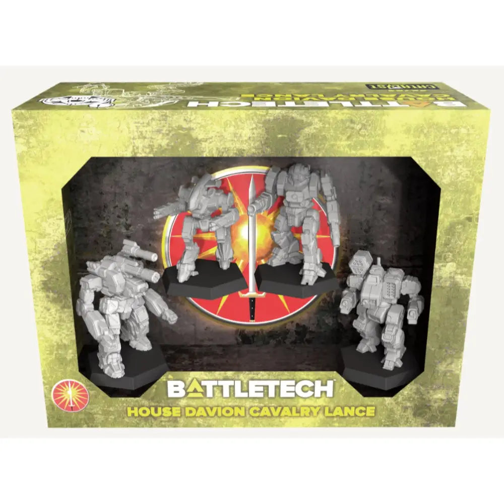 BattleTech Miniature Force Pack - House Davion Cavalry Lance - Miniatures Games