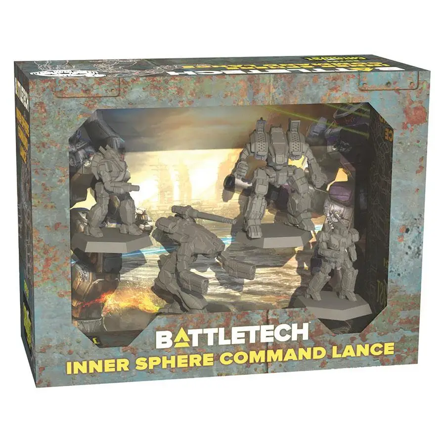BattleTech Miniature Force Pack - Inner Sphere Command Lance BattleTech Catalyst Game Labs   