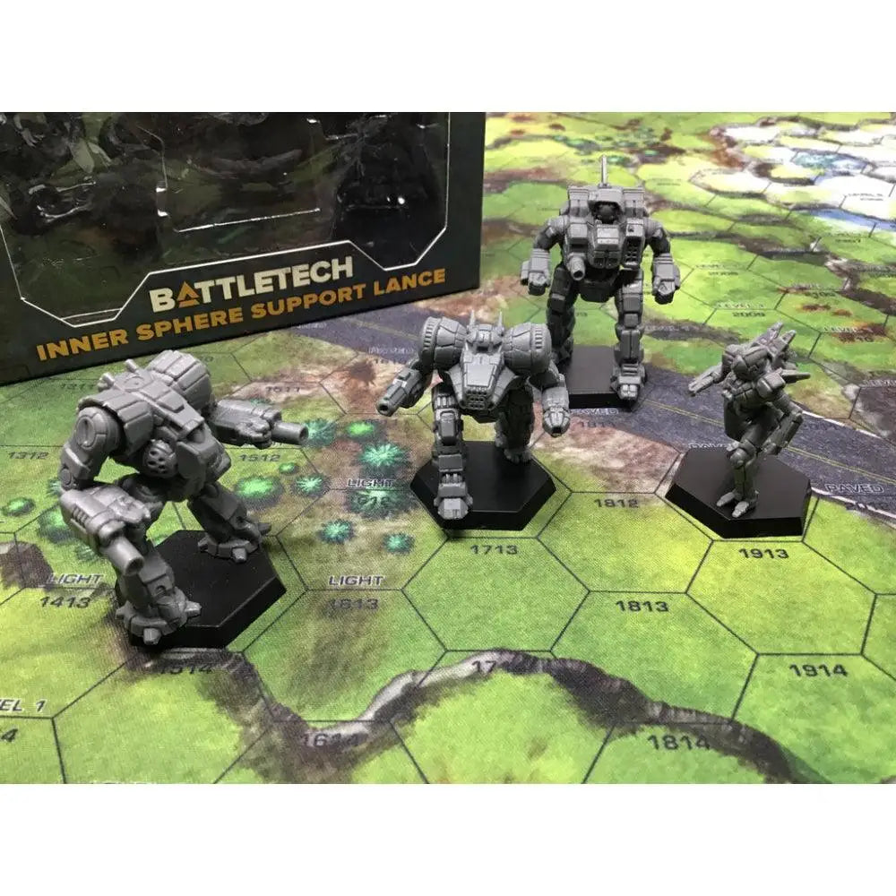 BattleTech Miniature Force Pack - Inner Sphere Support Lance - Miniatures Games