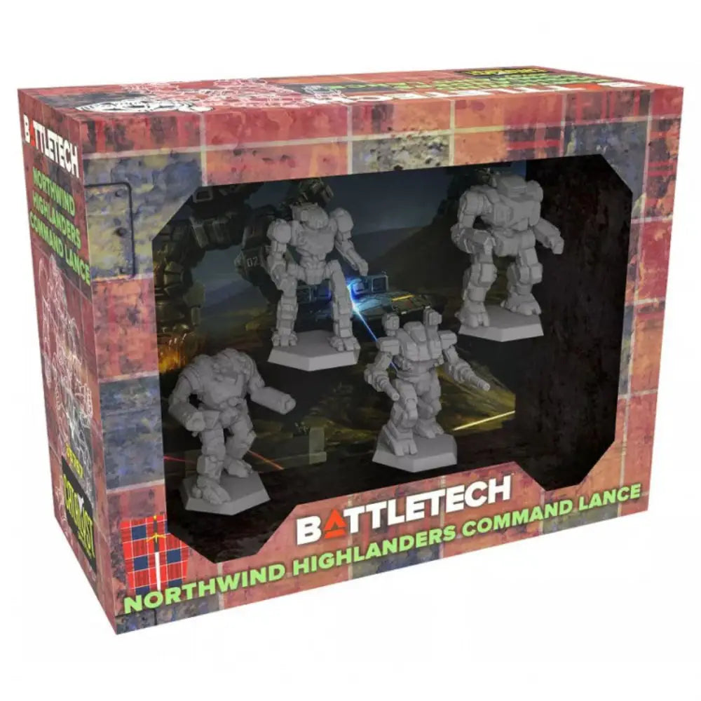 BattleTech Miniature Force Pack - Northwind Highlanders Command Lance - Miniatures Games