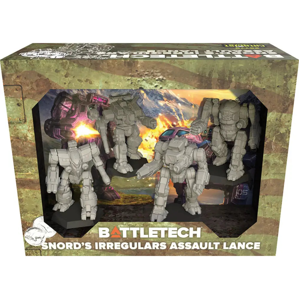 BattleTech: Miniature Force Pack - Snord's Irregulars Assault Lance BattleTech Catalyst Game Labs   
