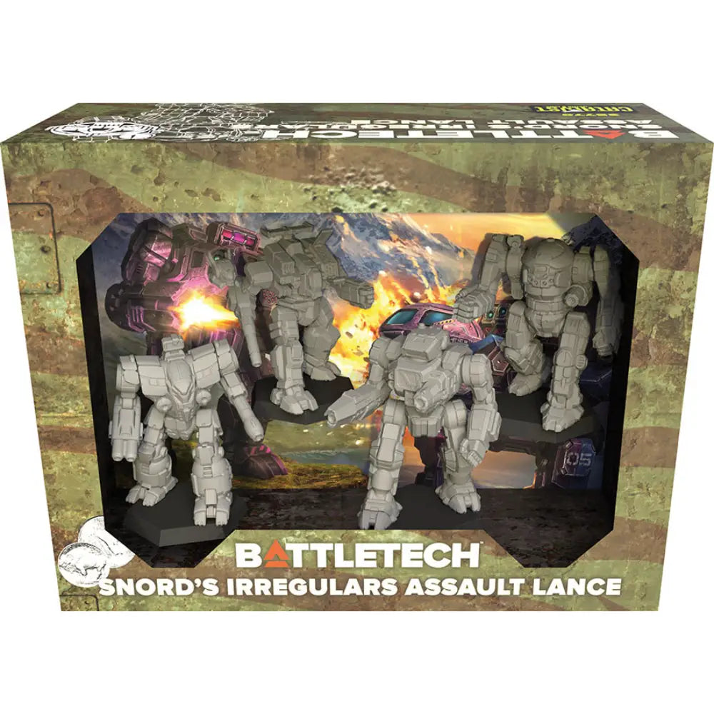 BattleTech Miniature Force Pack - Snord’s Irregulars Assault Lance - Miniatures Games