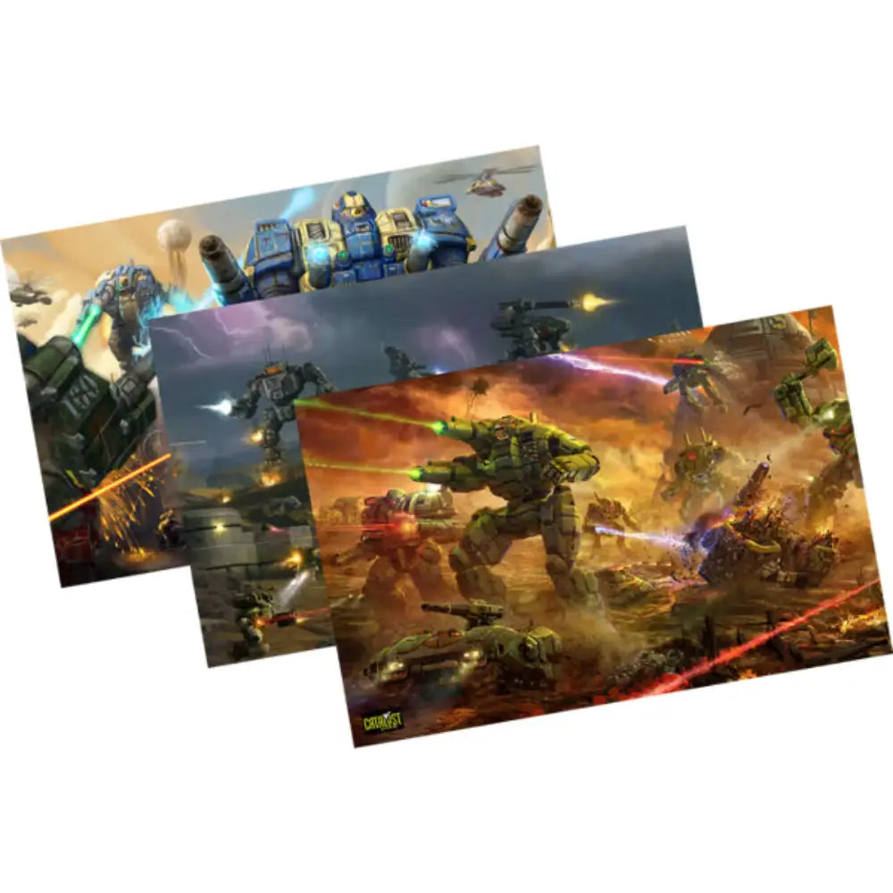 BattleTech Supersize Poster Set (3) - Shop – The Haunted Game Cafe