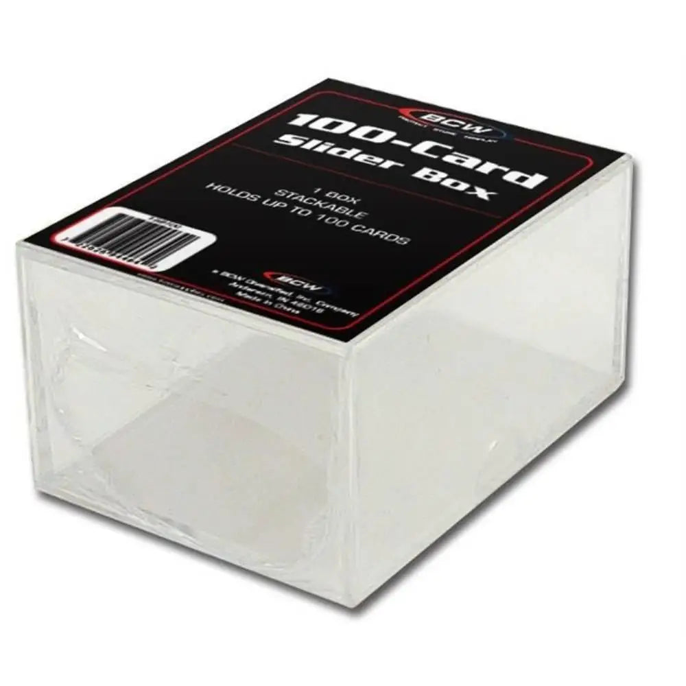 BCW 100 Card Slider Box - Card Games