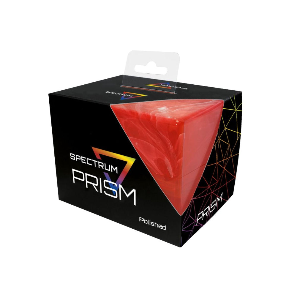 BCW Prism Deck Box - Red - Card Games