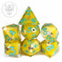 Beekeeper Sharp Edge Resin Polyhedral (D&D) Dice Set (7) - Dice & Dice Supplies