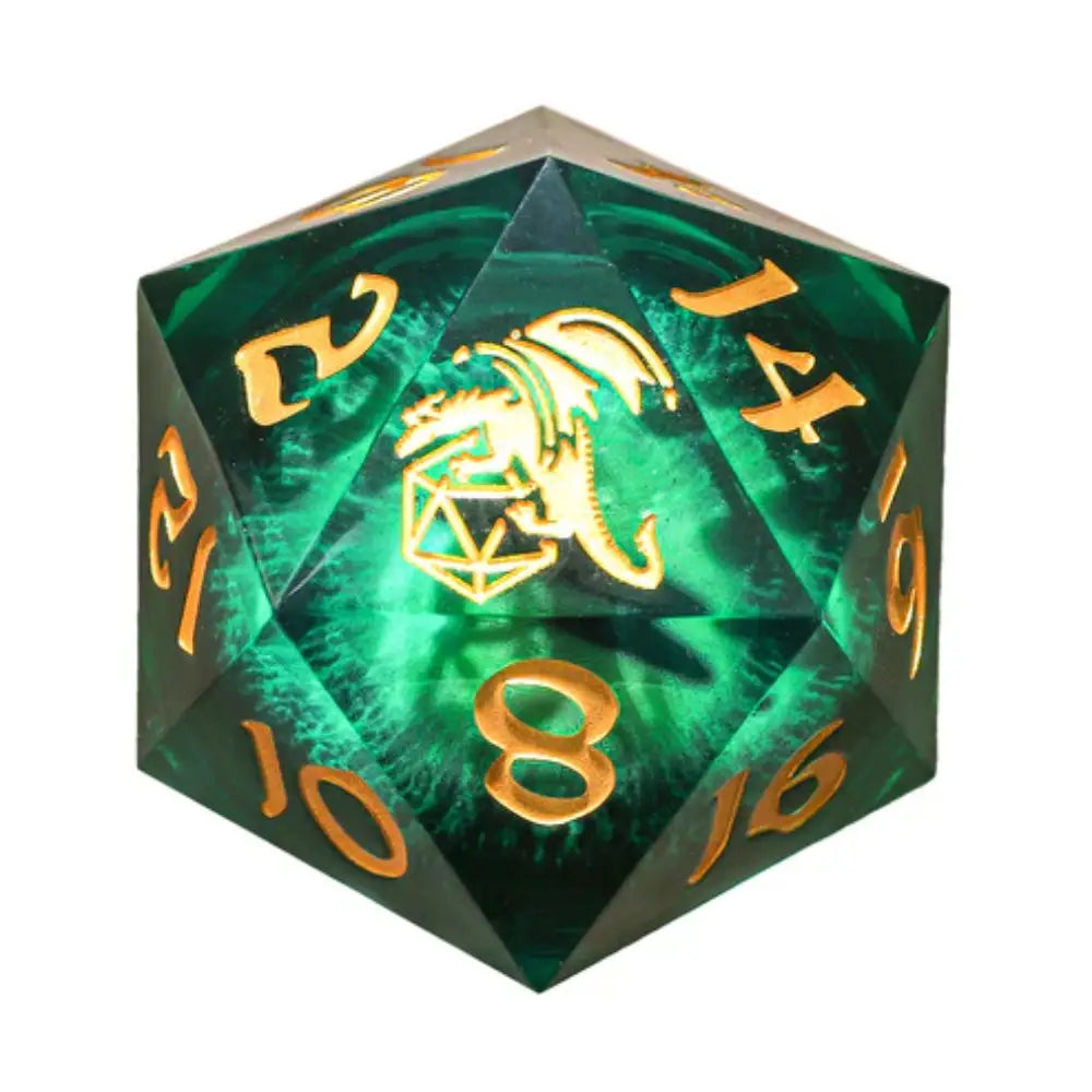 Beholder’s Gaze 55mm Liquid Core D20 Die - Dice & Dice Supplies