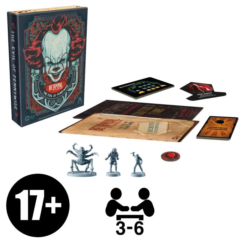 Betrayal at House on the Hill: The Evil of Pennywise Expansion (3rd Edition) Board Games