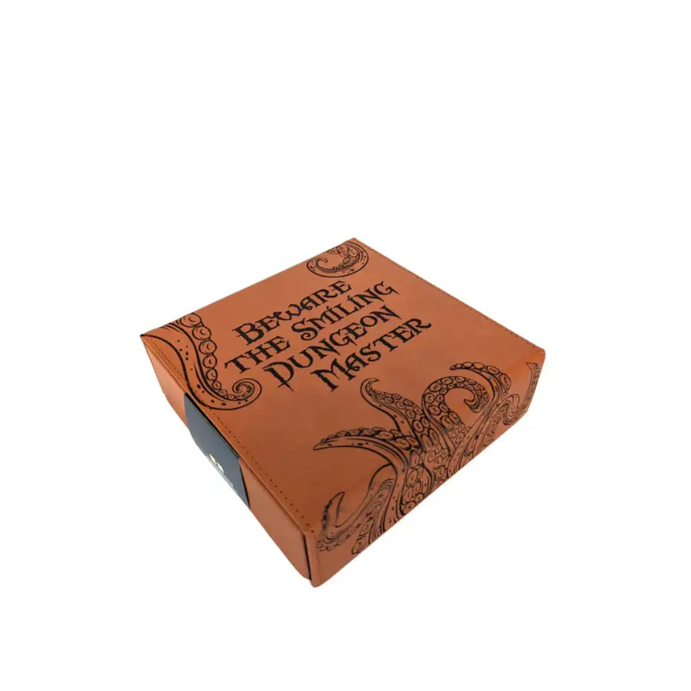 Beware the Smiling DM - Vegan Leather Dice Box - Dice & Dice Supplies