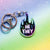 Black Flame Pronoun Keychains - He/They - Gifts