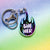 Black Flame Pronoun Keychains - She/Her - Gifts
