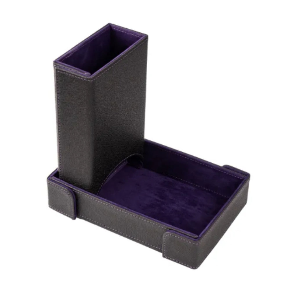 Black Leather Dice Tower