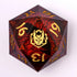 Blood Eye 55mm Liquid Core D20 Die - Dice & Dice Supplies