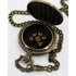 Bloodaxe Brass Pocket Watch with Micro Mini Metal Polyhedral Dice Set (7) - Dice & Dice Supplies