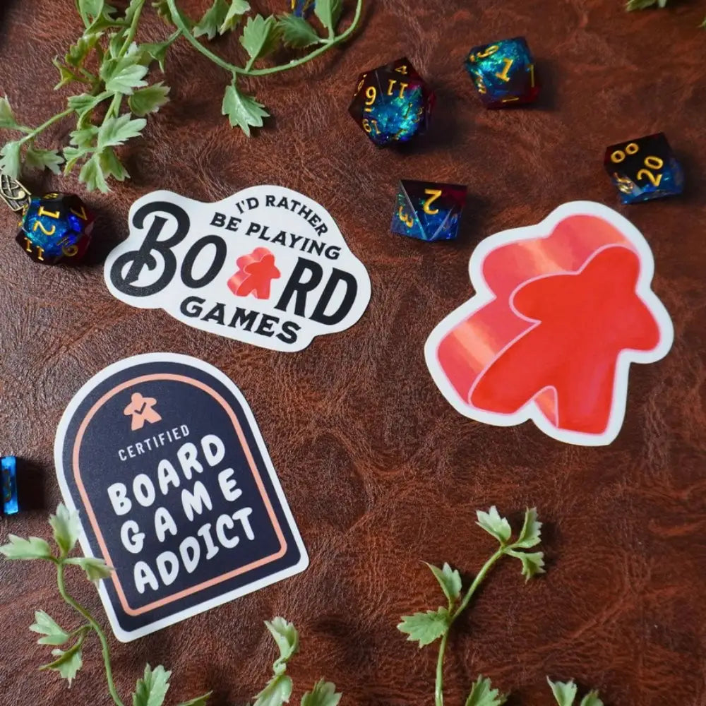 Board Game Sticker Set - Gifts