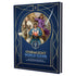 Deep blue hardcover book with gold-embossed geometric borders and three fantasy characters on the cover for brandon sanderson’s cosmere rpg roshar pack box set