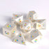 Bright Rainbow Metal Dice Polyhedral (D&D) Dice Set (7) - Dice & Dice Supplies