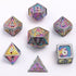 Brushed Rainbow Mini Metal Polyhedral Dice Set (7) - Dice & Dice Supplies