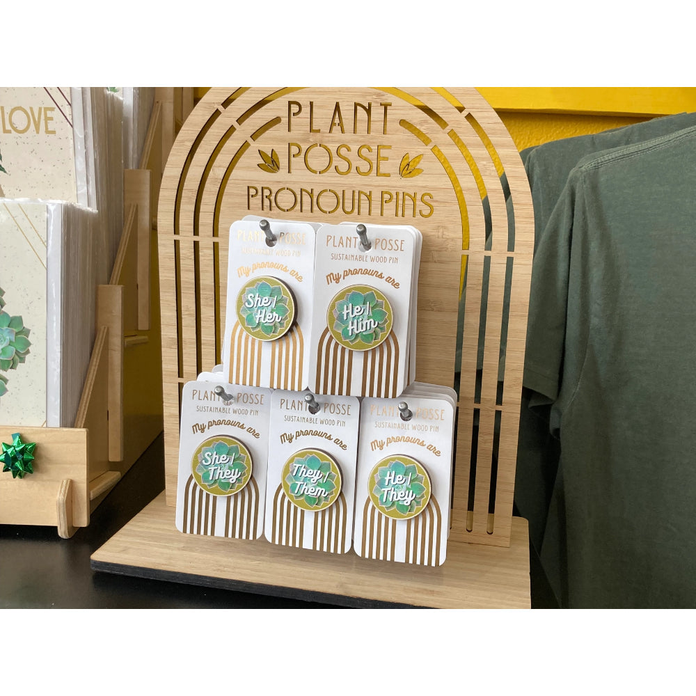 Cactus Pronoun Pins - Gifts