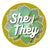 Cactus Pronoun Pins - She/They - Gifts