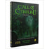 Black hardcover call of cthulhu rpg 40th anniversary starter set with green glowing title and horror-themed illustration