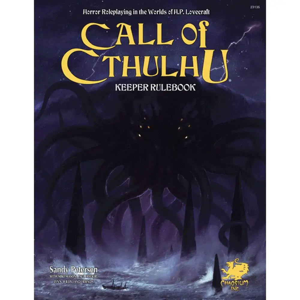 Call of Cthulhu RPG 7th Edition Keeper Rulebook - Roleplaying Games