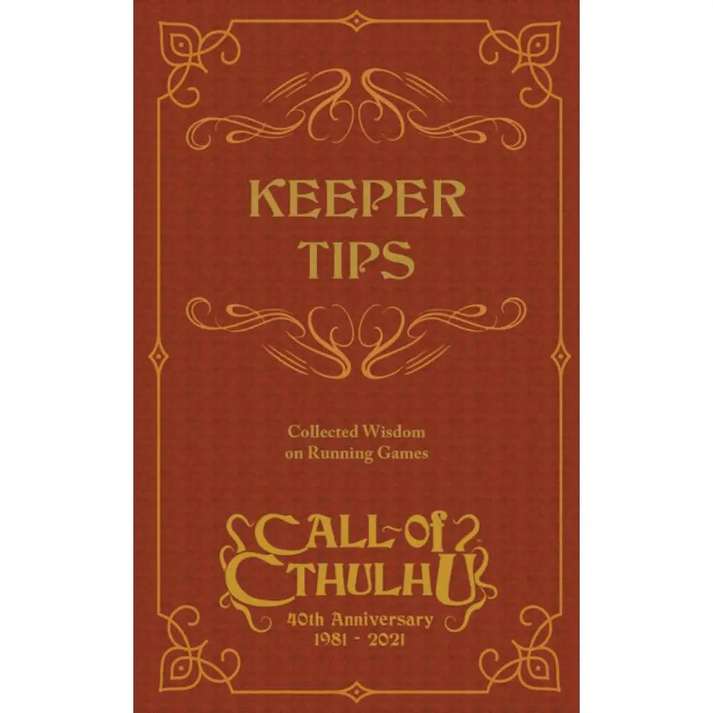 Call of Cthulhu RPG 7th Edition Keepers Tips Book - Collected Wisdom Other RPGs & RPG Accessories Chaosium   
