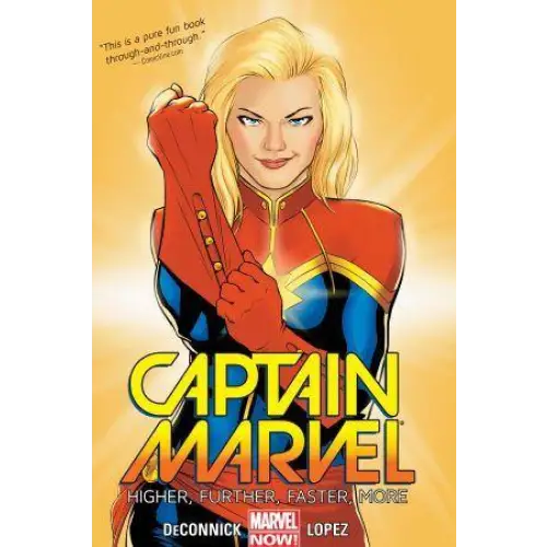 Captain Marvel Volume 1 Higher Further Faster More (Paperback) Graphic Novels Penguin Random House   