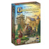 Carcassonne expansion 2 traders and builders board game box with colorful medieval builders traders and carts illustration