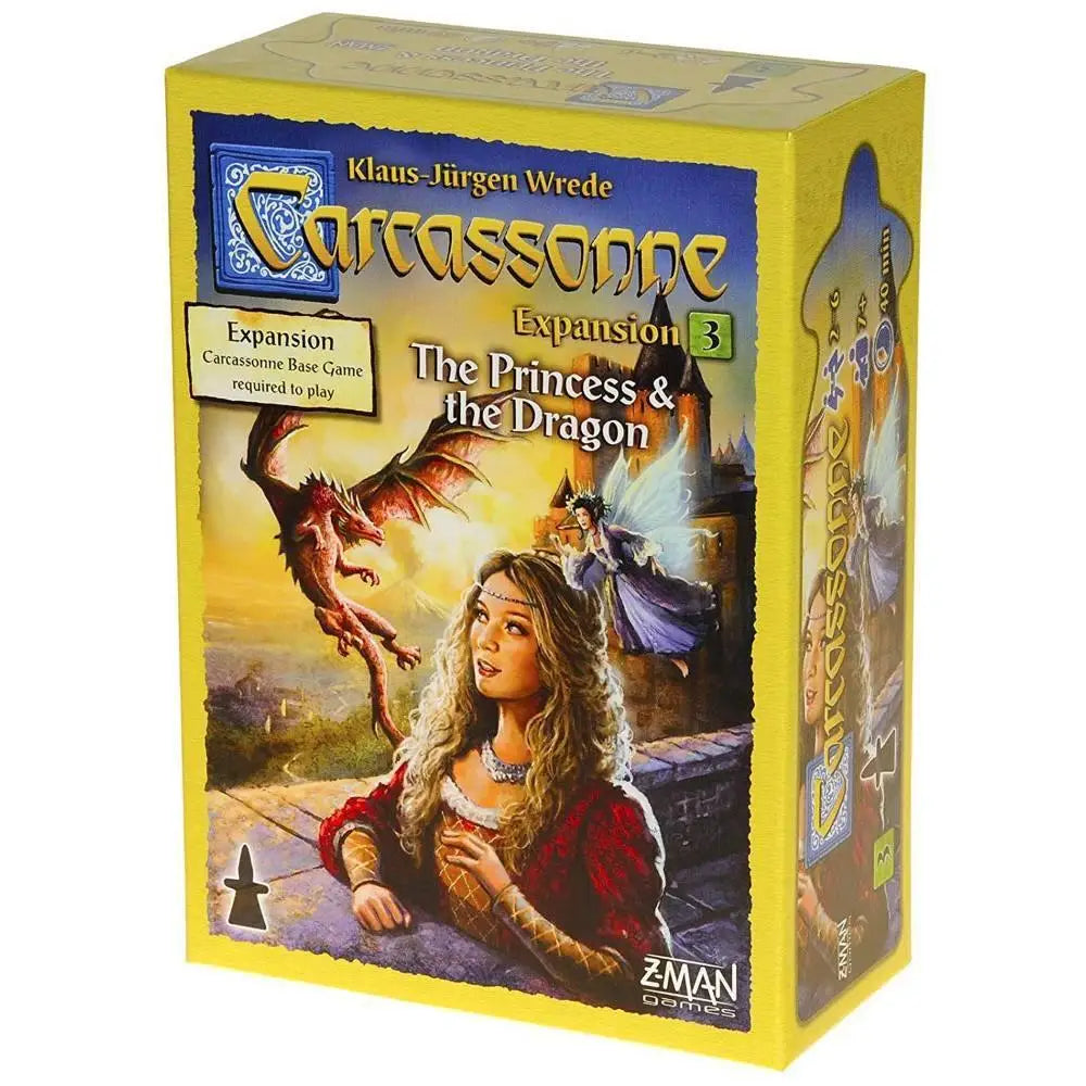 Carcassonne Expansion 3: The Princess and The Dragon Board Games Asmodee   