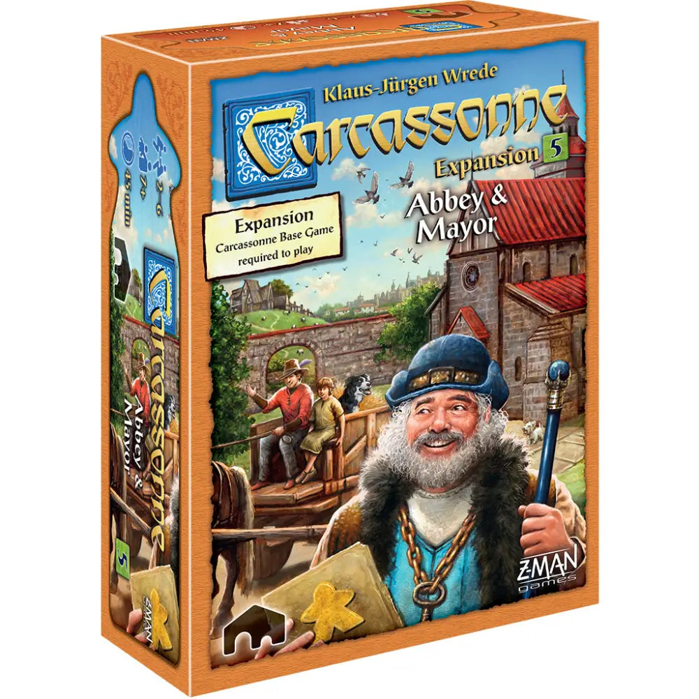 Carcassonne Expansion 5: Abbey and Mayor Board Games Asmodee   