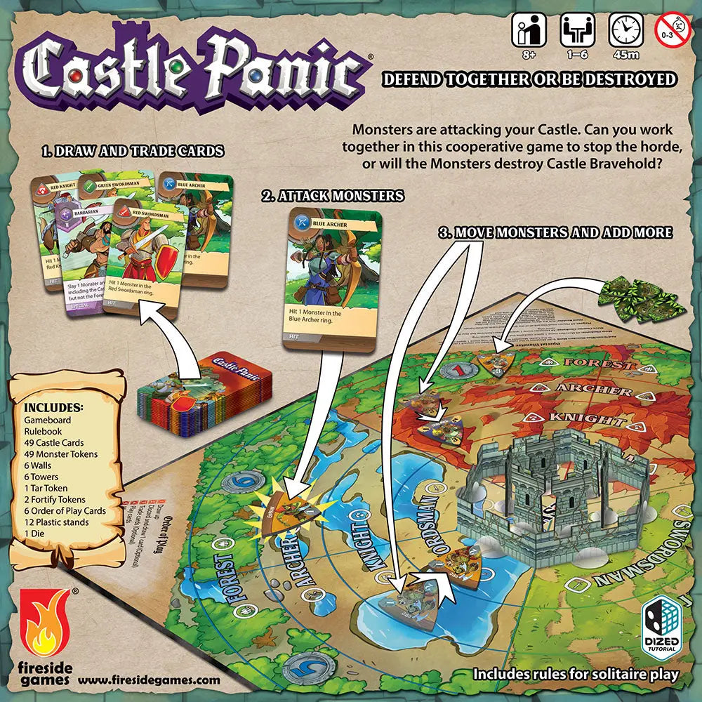 Castle Panic 2nd Edition Board Games Fireside Games   
