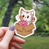 Cat In Box With D20 Sticker - Gifts