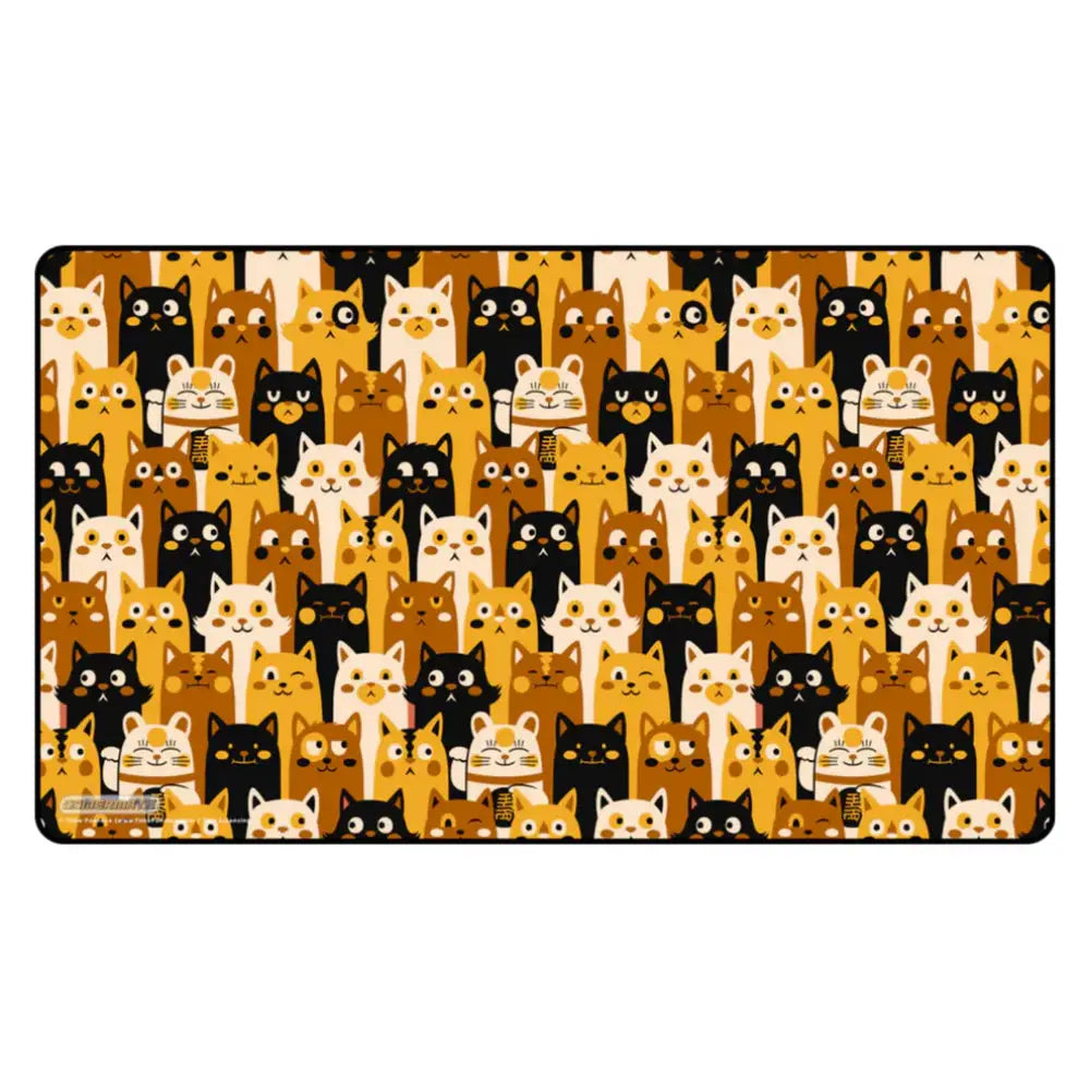 Cat Pattern by Tobe Fonseca Playmat - Card Games