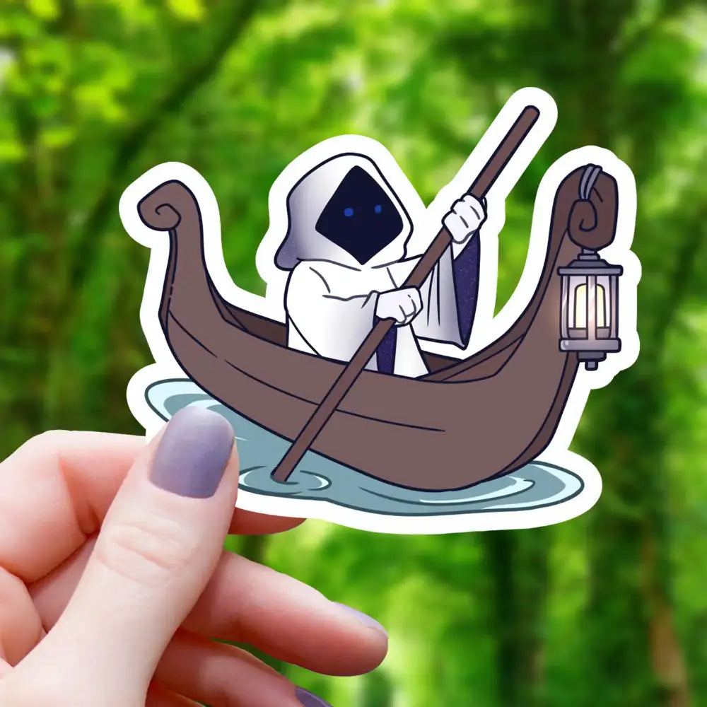 Celestial Charon Paddling Sticker - Toys & Gifts