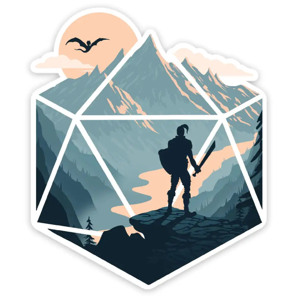 Champion D20 Sticker - Gifts