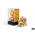 Chessex Brush Sunrise w/Black - Polyhedral (D&D) Dice Set (7) - Dice & Dice Supplies