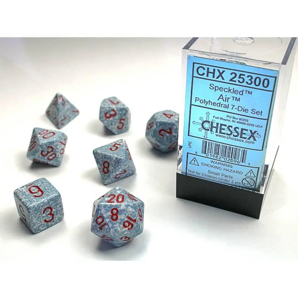 Chessex Speckled Air Dice & Dice Supplies Chessex Polyhedral (D&D) Dice Set (7)  