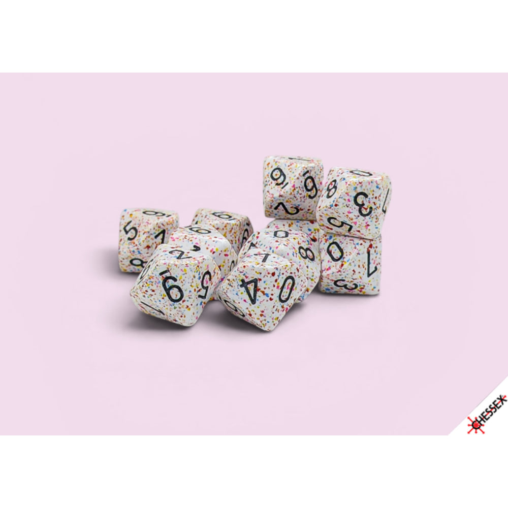 Chessex Speckled Birthday - d10 Dice Set (10) - Dice & Dice Supplies