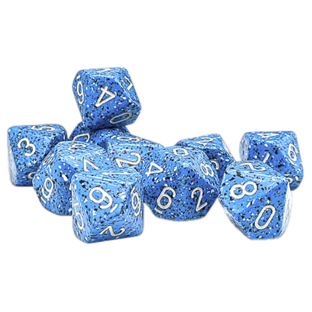 Chessex Speckled Ocean Stone - d10 Dice Set (10) - Dice & Dice Supplies