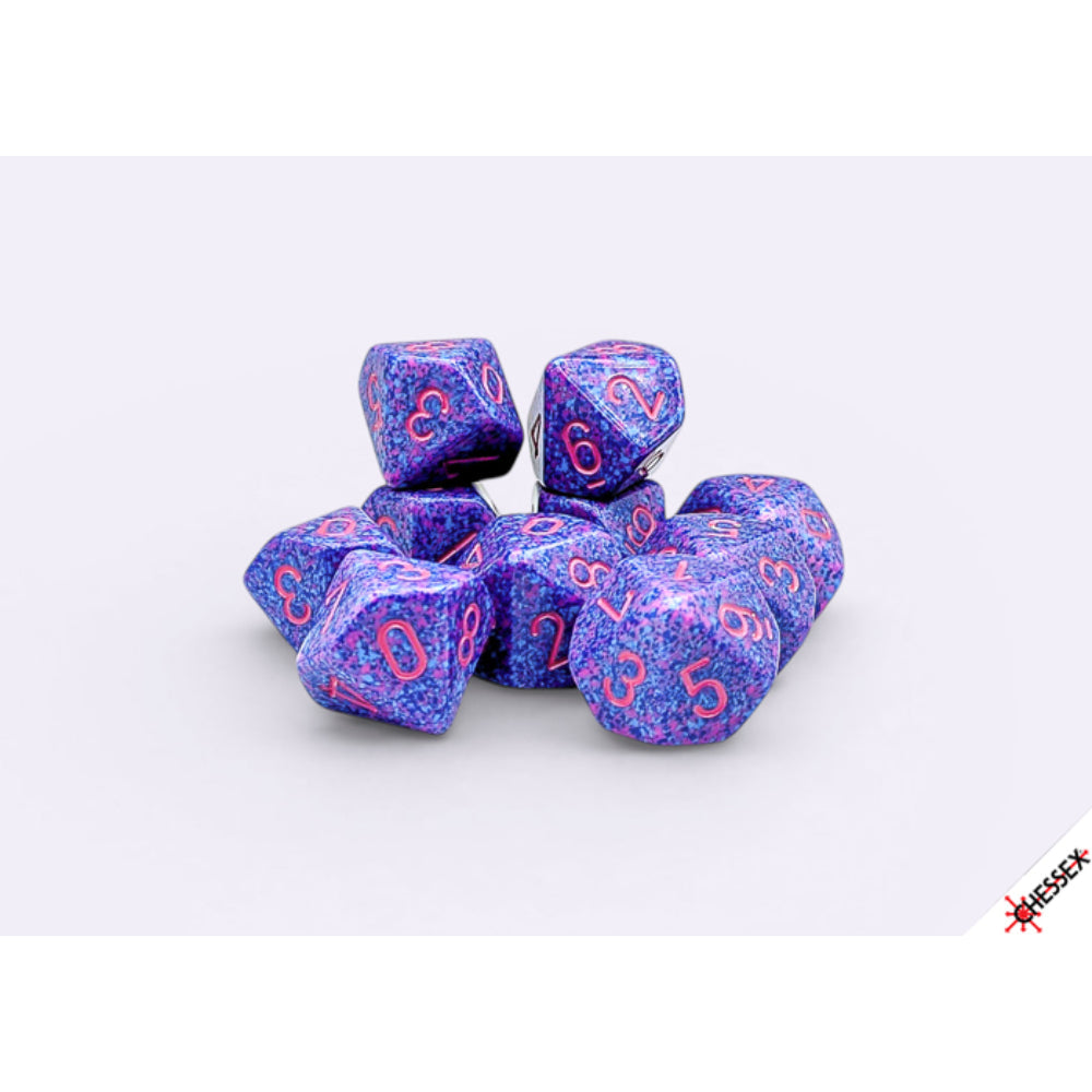 Chessex Speckled Purple Passion - d10 Dice Set (10) - Dice & Dice Supplies