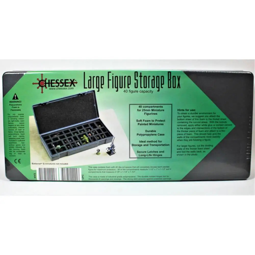 Chessex Very Large Figure Storage Box- 40 miniatures capacity - Roleplaying Games
