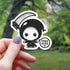 Chibi Grim Reaper Free Hugs Sticker - Gifts