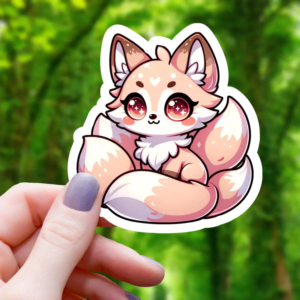 Chibi Kitsune Sticker - Toys & Gifts