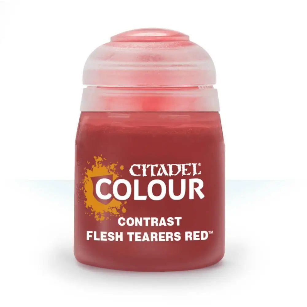 Citadel Contrast Paints Flesh Tearers Red (18ml) Paint & Tools Games Workshop   