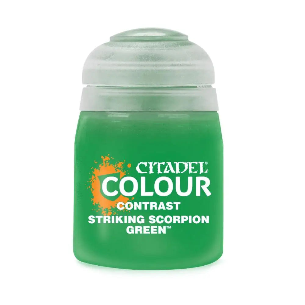 Citadel Contrast Paints Striking Scorpion Green (18ml) Paint & Tools Games Workshop   
