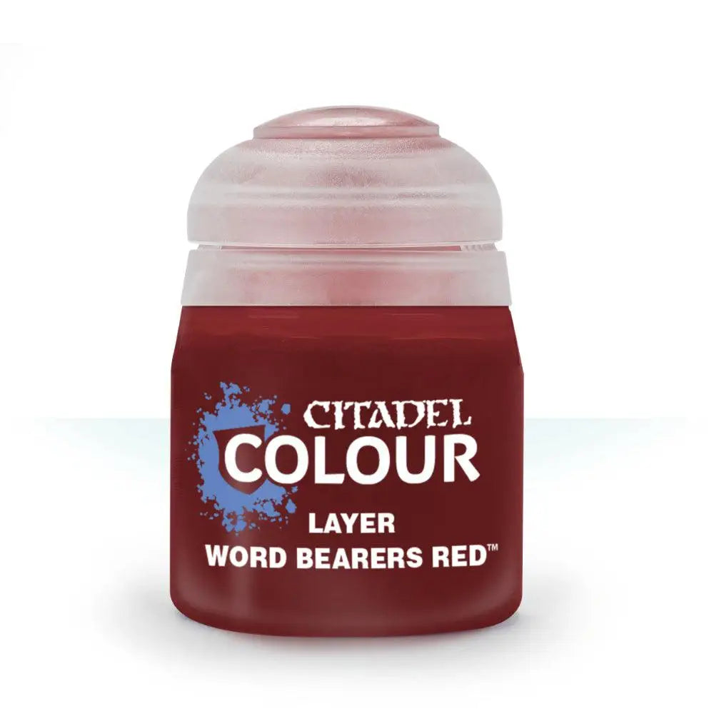 Citadel Layer Paints Word Bearers Red (12ml) Paint & Tools Games Workshop   